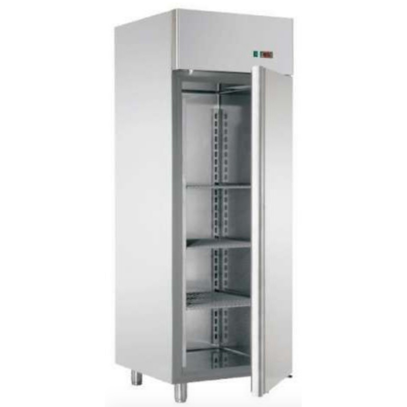 1 deurs roestvrijstalen koelvitrine 700 L