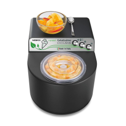 IJsmachine, ecologisch, zwart - Gelatissimo - Nemox