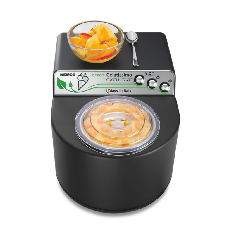 IJsmachine, ecologisch, zwart - Gelatissimo - Nemox