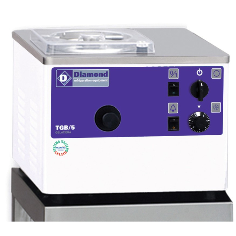 Verticale Turbine voor ijsmachine, 5 L/h, aircondenser - Diamond - TGB/5