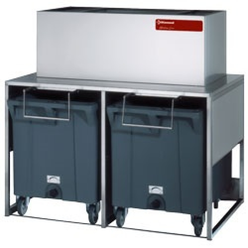 Bewaarbakken met trolleys van 2x 108 kg - Diamond - DROLBIN/50-90