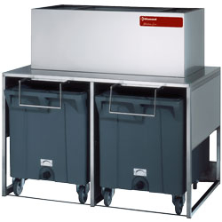 Bewaarbakken met trolleys van 2x 108 kg voor volle&hellip;