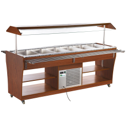 Buffet réfrigéré 6 bacs GN 1/1