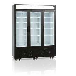 Verticale vitrinekast 1300L...