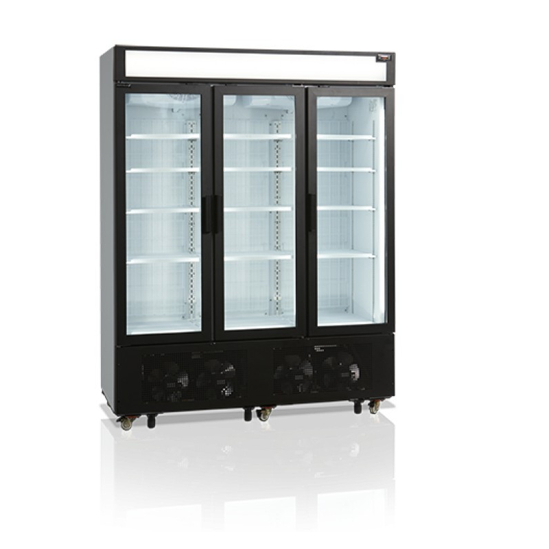 Armoire vitr&eacute;e vertical 1300L 3 portes