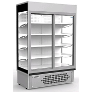 Vitrine libre service avec portes coulissantes, 1885 mm, Grise - SUPERJOLLY19