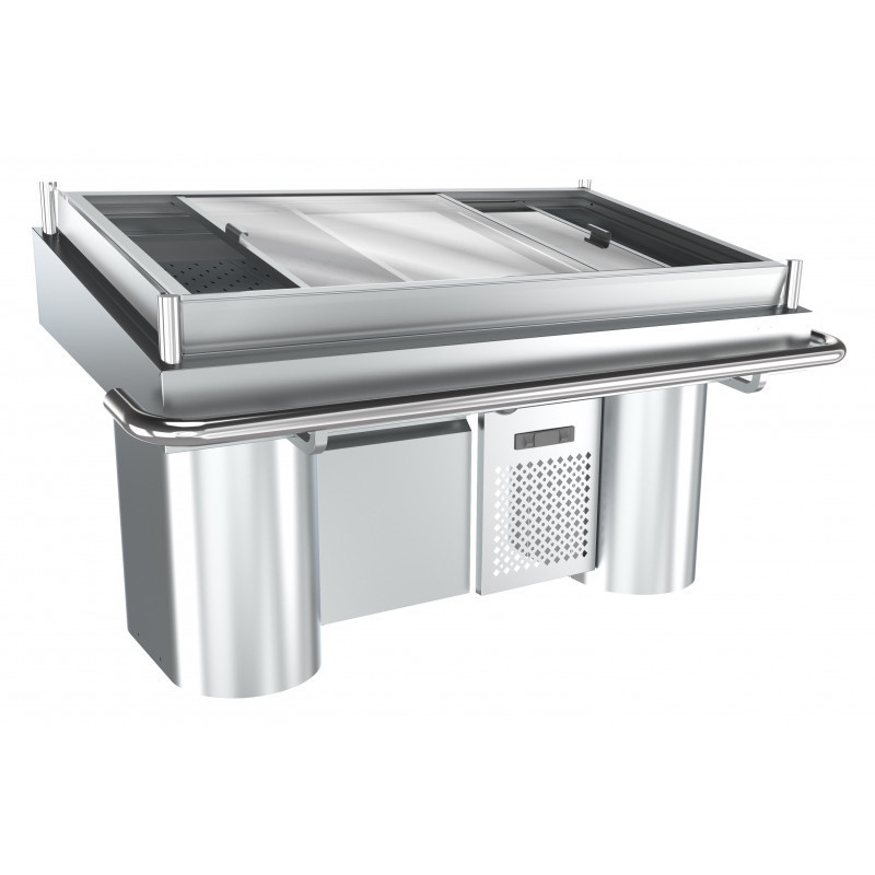 Comptoir R&eacute;frig&eacute;r&eacute; &agrave; Poisson en Inox - L 1700 mm - Combisteel - 7178.0900