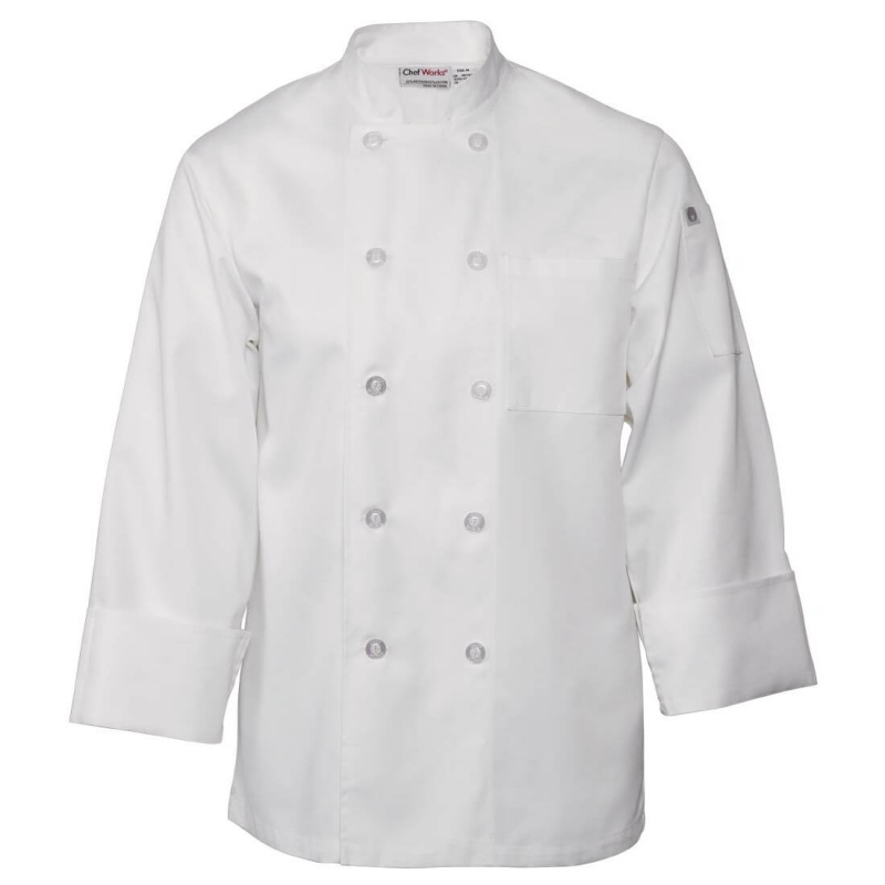 Veste chef blanche 'Le Mans' - Comfort Fit - A371-L - Chef Works