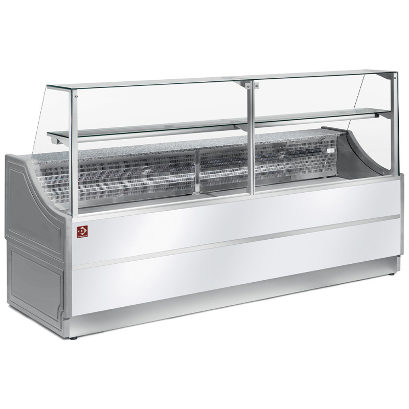 Gekoelde vitrines toonbank - Neutrale versie, zonder reserve - Diamond - OL150/A2-NN
