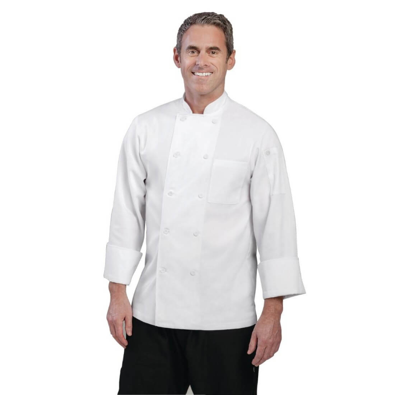 Koksjas wit Le Mans XL - 170g/m&sup2; - A371-XL - Chef Works