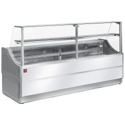 Gekoelde vitrine met 90&deg;...