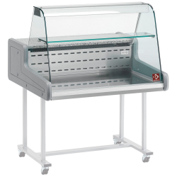 Gekoelde vitrinebank - gewelfde ruit - Diamond - SUP15-ZC/R2