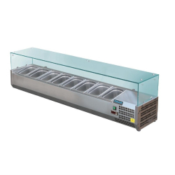 Gekoelde vitrine met 8 GN...