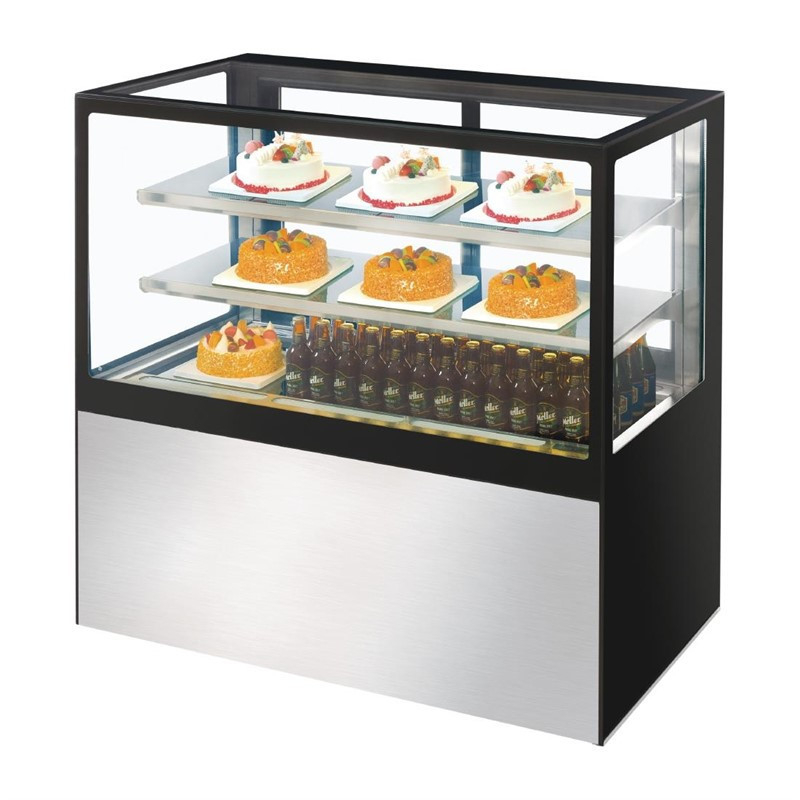 Gekoelde vitrine met achterbediening serie U 1200mm - Hoge prestaties - DB951 - Polar