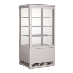 Gekoelde vitrine met 4 glazen zijden, wit - 68 L -&hellip;