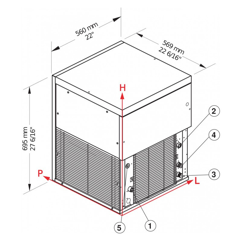 Hakselaar zonder reserve 500 kg/24 u - Brema - G 510A HC