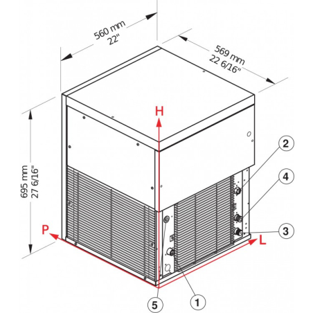 Hakselaar zonder reserve 500 kg/24 u - Brema - G 510A HC