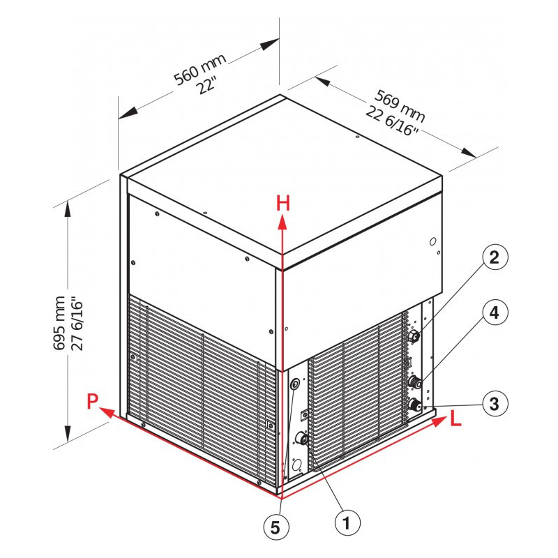 Cocktailbreker 440 kg/24 h - Brema - TM 450A HC