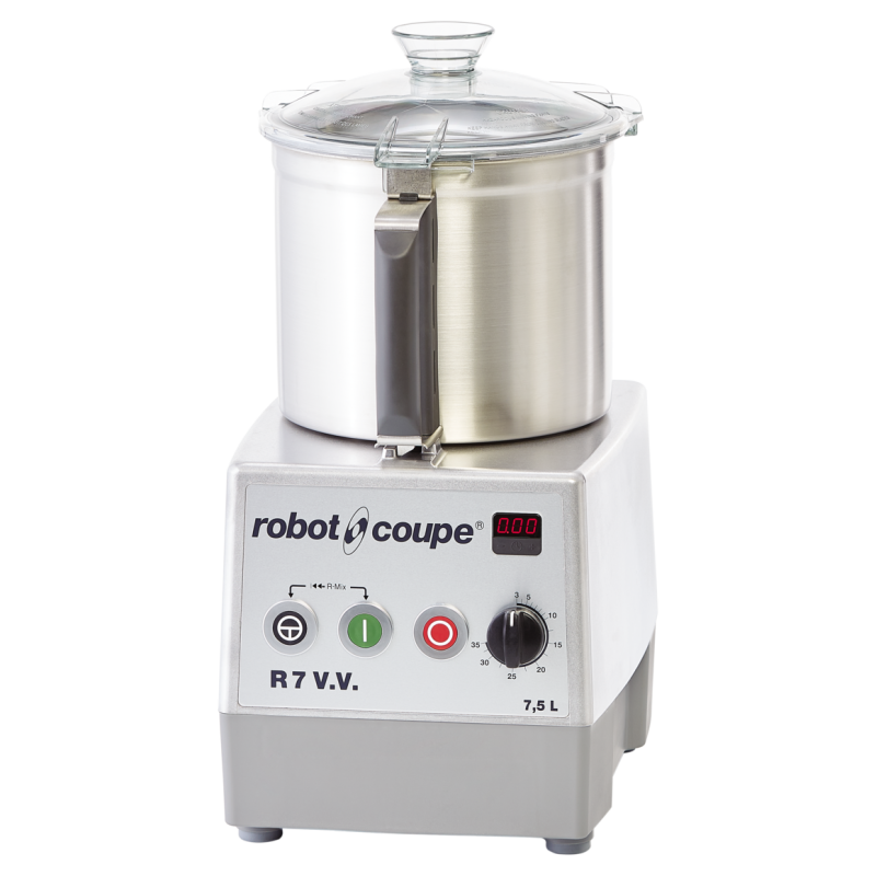 Cutter R7 V.V. - 230V, 5.5 liter - Robot Snijder