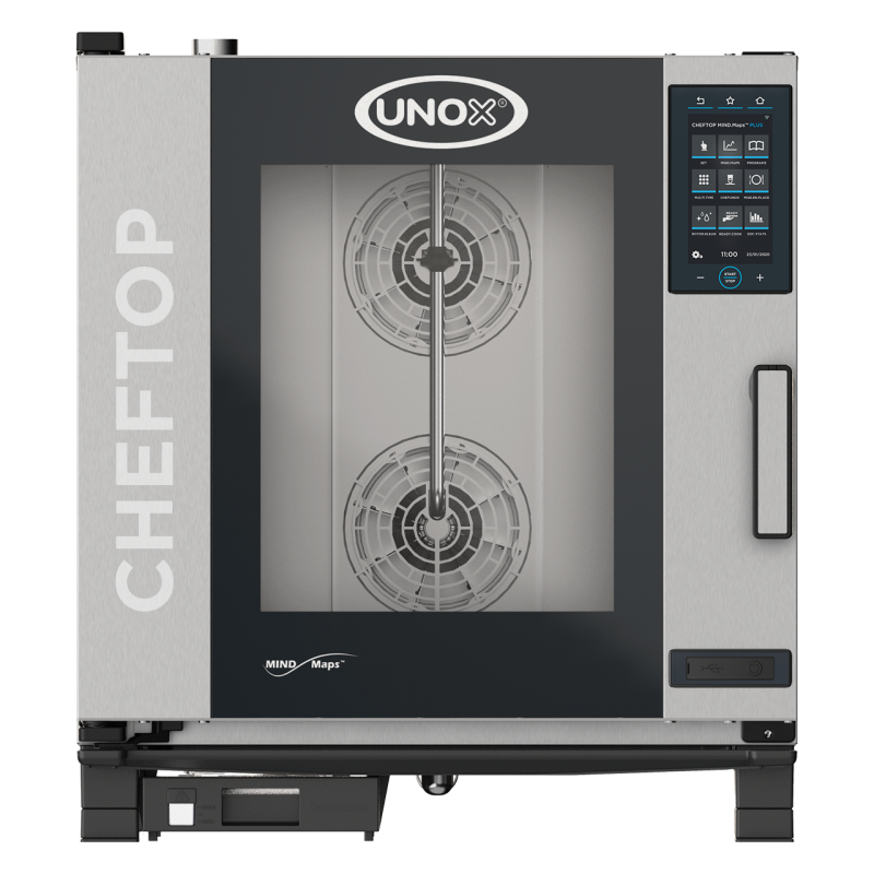 Combinatie oven - Cheftop Mind.Maps&trade; Plus, elektrisch - 7 GN 1/1 - Unox