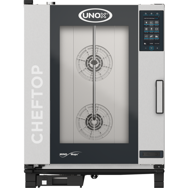 Convectieoven - Cheftop Mind.Maps&trade; Plus, gas 10 GN 1/1 PLUS - Unox