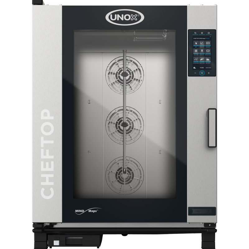 Convectieoven - Cheftop Mind.Maps&trade; Plus, gas - 10 GN 2/1 PLUS - Unox