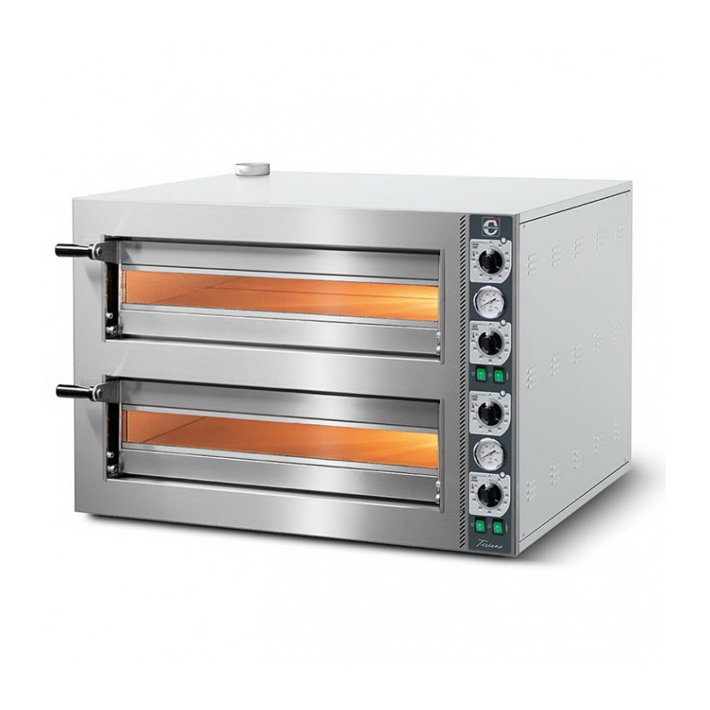 Tiziano, elektrische oven, 2x4 pizza's &Oslash;35 cm - Cuppone - TZ435/2M