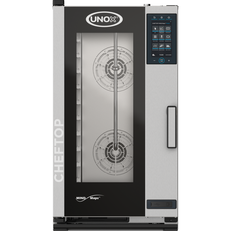 Four &agrave; convection - Cheftop Mind.Maps&trade; Plus Compact, &eacute;lectrique - 10 GN 1/1 PLUS - Unox