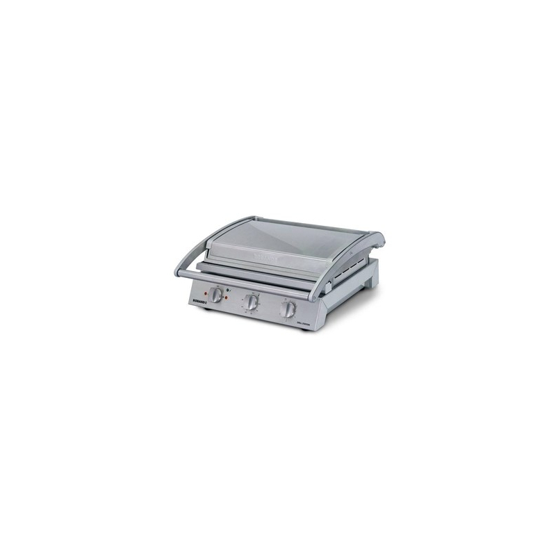 Contactgrill voor 8 broodjes met geribbelde bovenplaat - Linum - ROB-3085