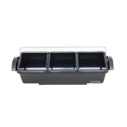 Distributeur 3 bacs ( 6,6L) avec poign&eacute;e - Linum - SJD-4003-000