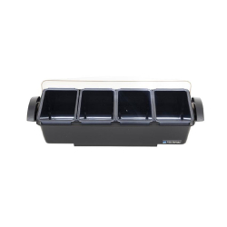 Distributeur 4 bacs ( 6,6L) avec poign&eacute;e - Linum - SJD-4004