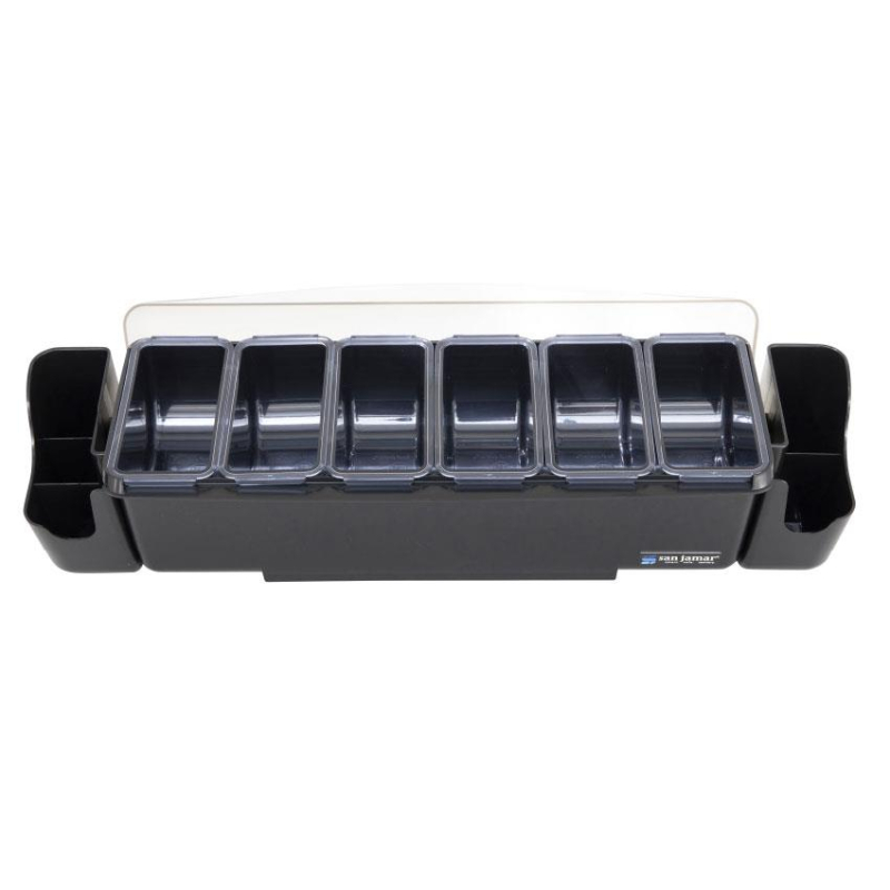 6 schalen dispenser (3,3L) met handvat en rietjeshouder - Linum - SJD-4006-000