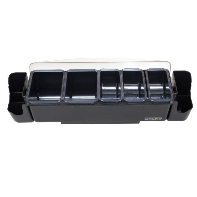 3 x 2 afvalbak ( 4,95L ) met handvat en rietjeshouder - Linum - SJD-4023-000