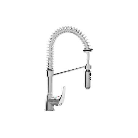 Mini douchette mono-trou hauteur 500 MM avec robinet intermed.1/4 tour - Linum - LKF-3514-000
