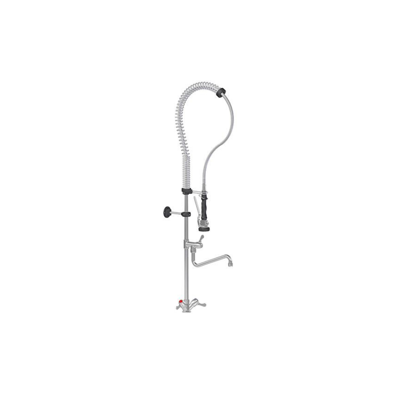 Douchette mono-trou montage sur table, avec robinet intermed. 1/4 tour  - Linum - LKF-2412-000