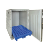 Conteneur isotherme sur pieds 1350L - Linum - MCL-1300-000