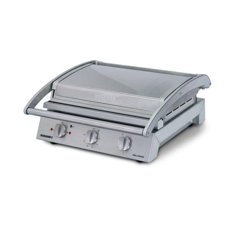 Contactgrill voor 8 broodjes met gladde bovenplaat - Linum - ROB-3080-000