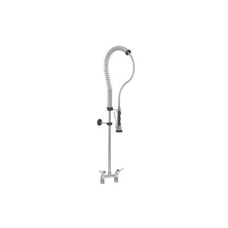 Douchette bi-trou montage sur table, avec robinet intermed.- 1/4 tour - Linum - LKF-2431-000