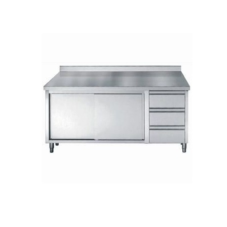 Professionele onderkast, roestvrij staal, met laden - 700 serie - Combisteel