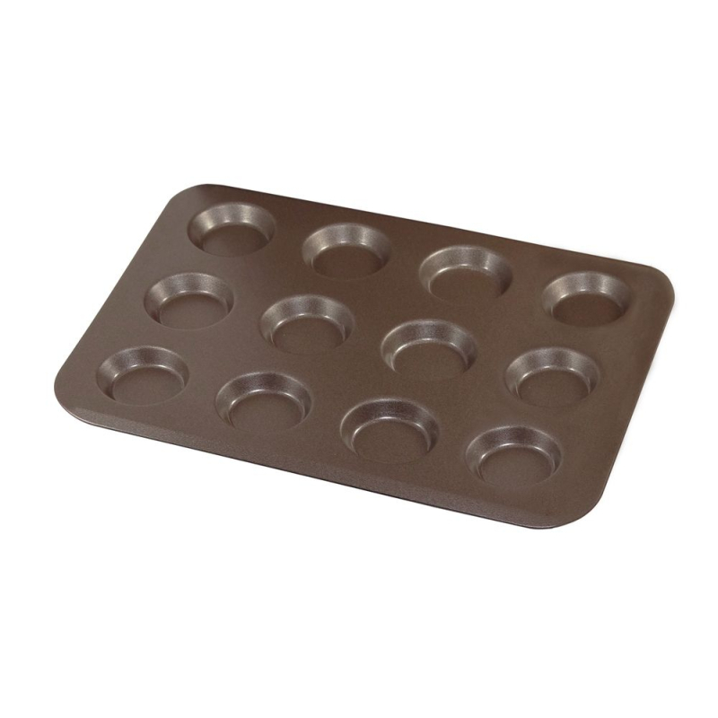 Plaque anti-adh&eacute;rente, 12 mini tartelettes, Gobel - Louis Tellier - 228310