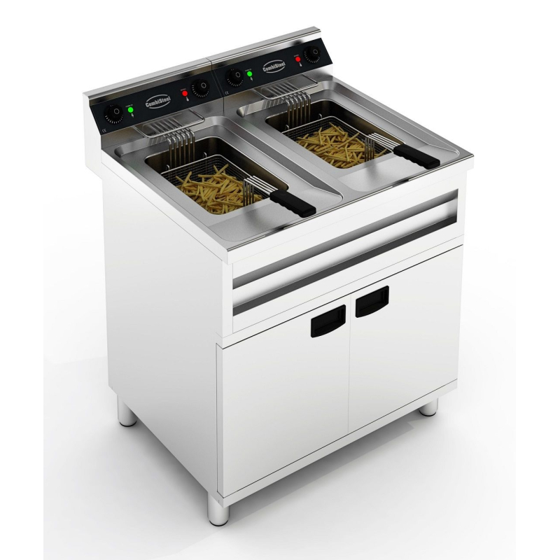 Elektrische friteuse, 2X12L, 2X9KW - Combisteel - 7455.0965