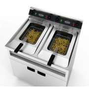 Elektrische friteuse, 2X12L, 2X9KW - Combisteel - 7455.0965