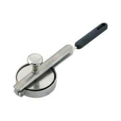 Rond roestvrij stalen handmatige steak cooker - Louis Tellier - N4000X