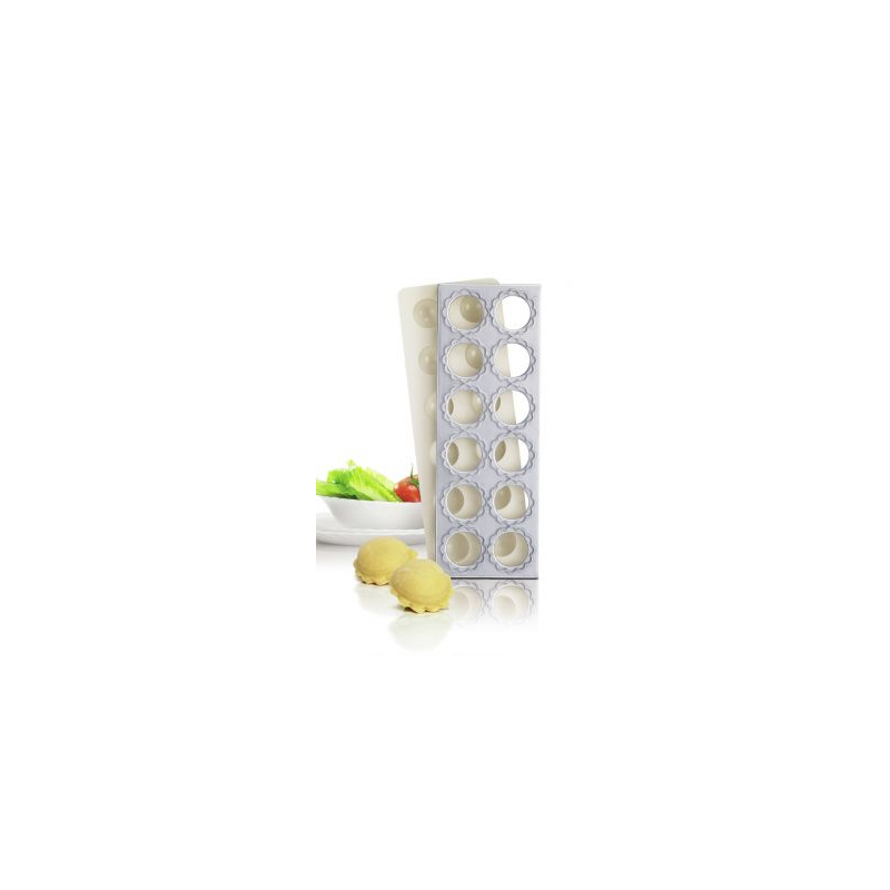 Moule 12 raviolis ronds 4 cm, La Bonne Graine - Louis Tellier - N7894
