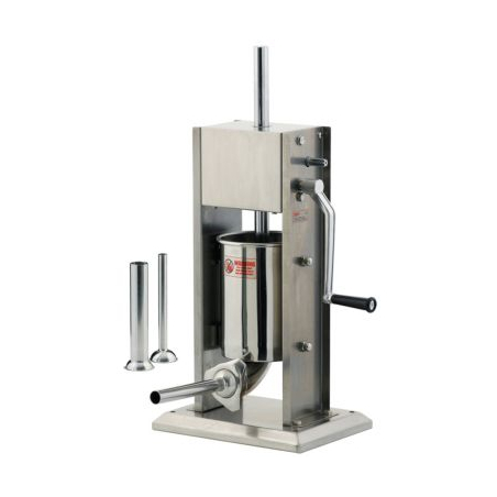 Verticale handmatige worstduwer, roestvrij staal, 3 L - Louis Tellier - N5750