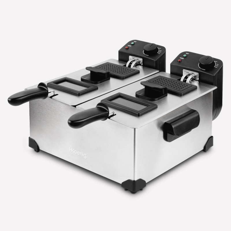 Dubbele friteuse - Hkoenig - DFX600