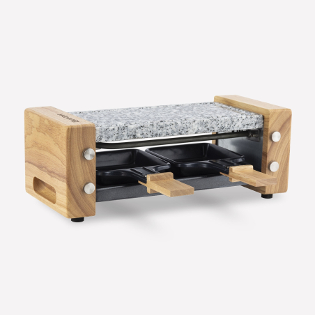 Raclette en kooksteen voor 2 personen - Hkoenig - WOD2