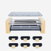 Raclette en kooksteen voor 6 personen - Hkoenig - WOD6