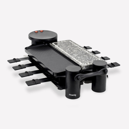 Raclette 4 en 1 convivial design - Hkoenig - RP360
