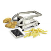 Coupe-frites m&eacute;nager inox sur ventouse, 2 couteaux, La Bonne Graine - Louis Tellier - N3023V
